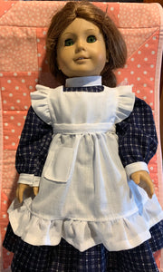 18" doll dress and pinafore