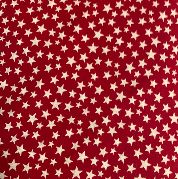 Basic Palette Red with small stars Wide back