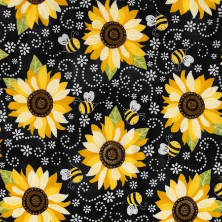 TT black with sunflowers