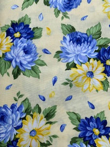 RK sunshine blue/yellow/flowers