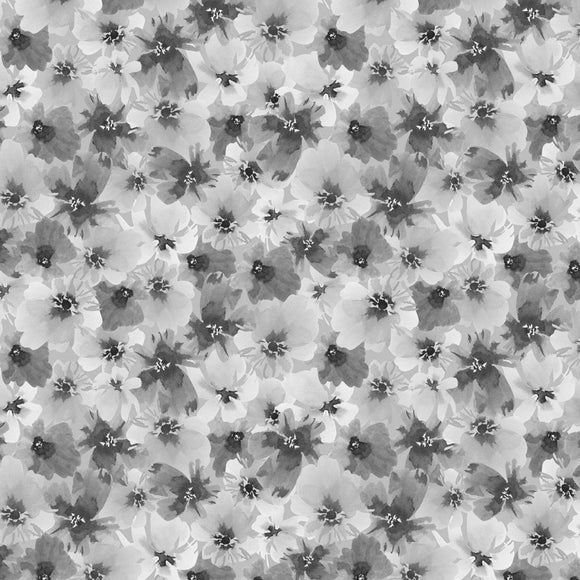 WP gray/white/black flowers