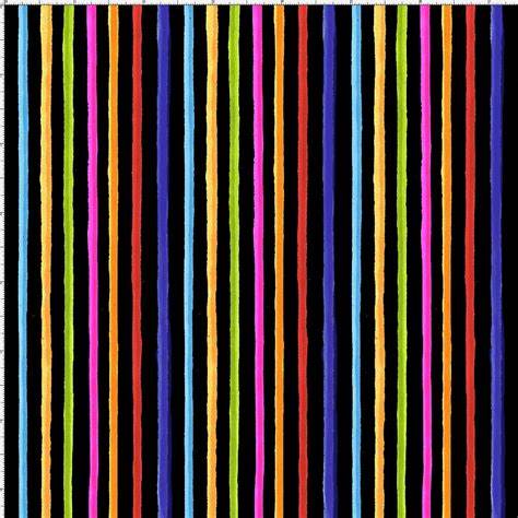 Loralie black with colorful stripes