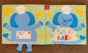 Pat-a-cake fabric book