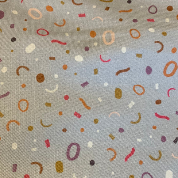 Lewis Irene gray with pink/lavender print