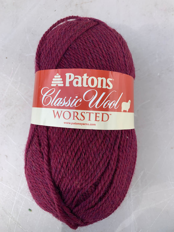Patons Classic Wool Yarn Purple Night