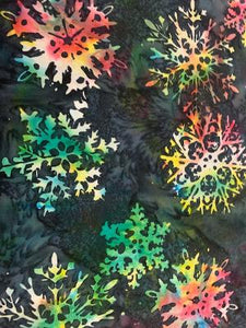 Hoffman batik snowflake